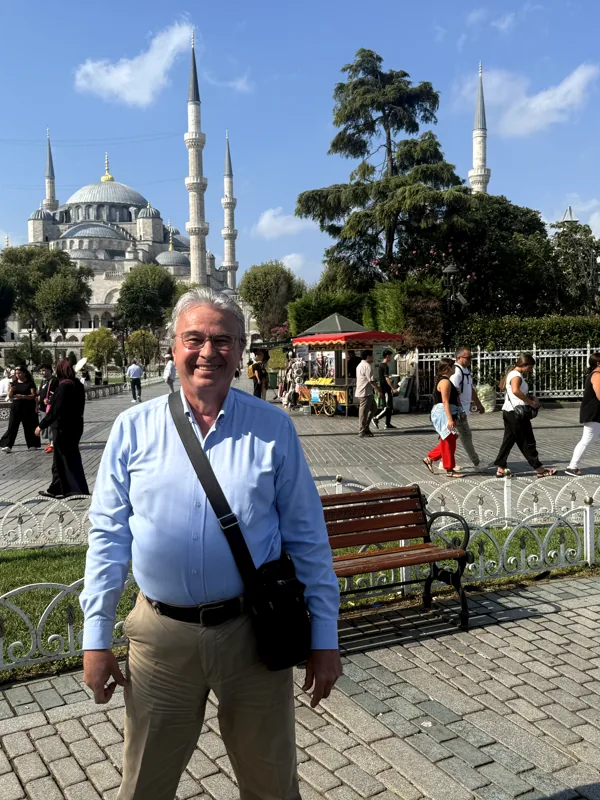 Cenap Kuzuoğlu in Sultanahmet Square